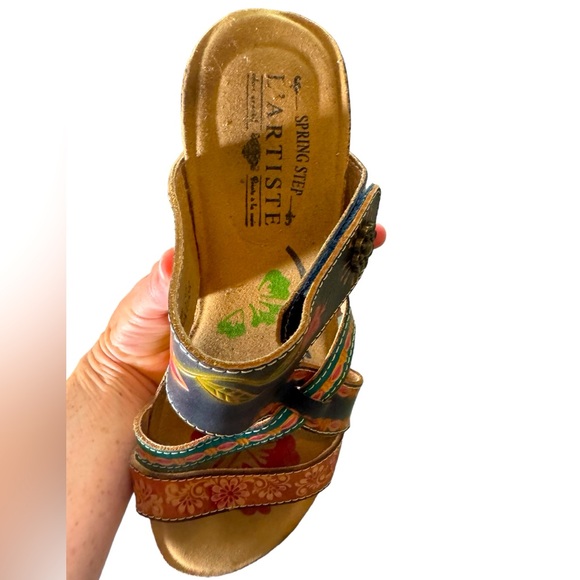 L’Artiste Leather Sandals - Picture 6 of 7